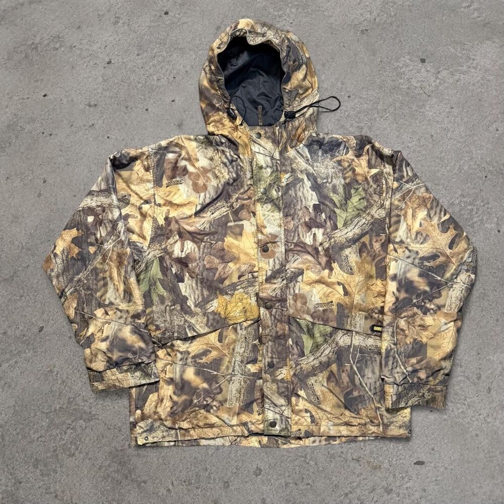 Vintage 1990’s Red Head Goretex Camo Jacket Full Zip Men’s Size Large